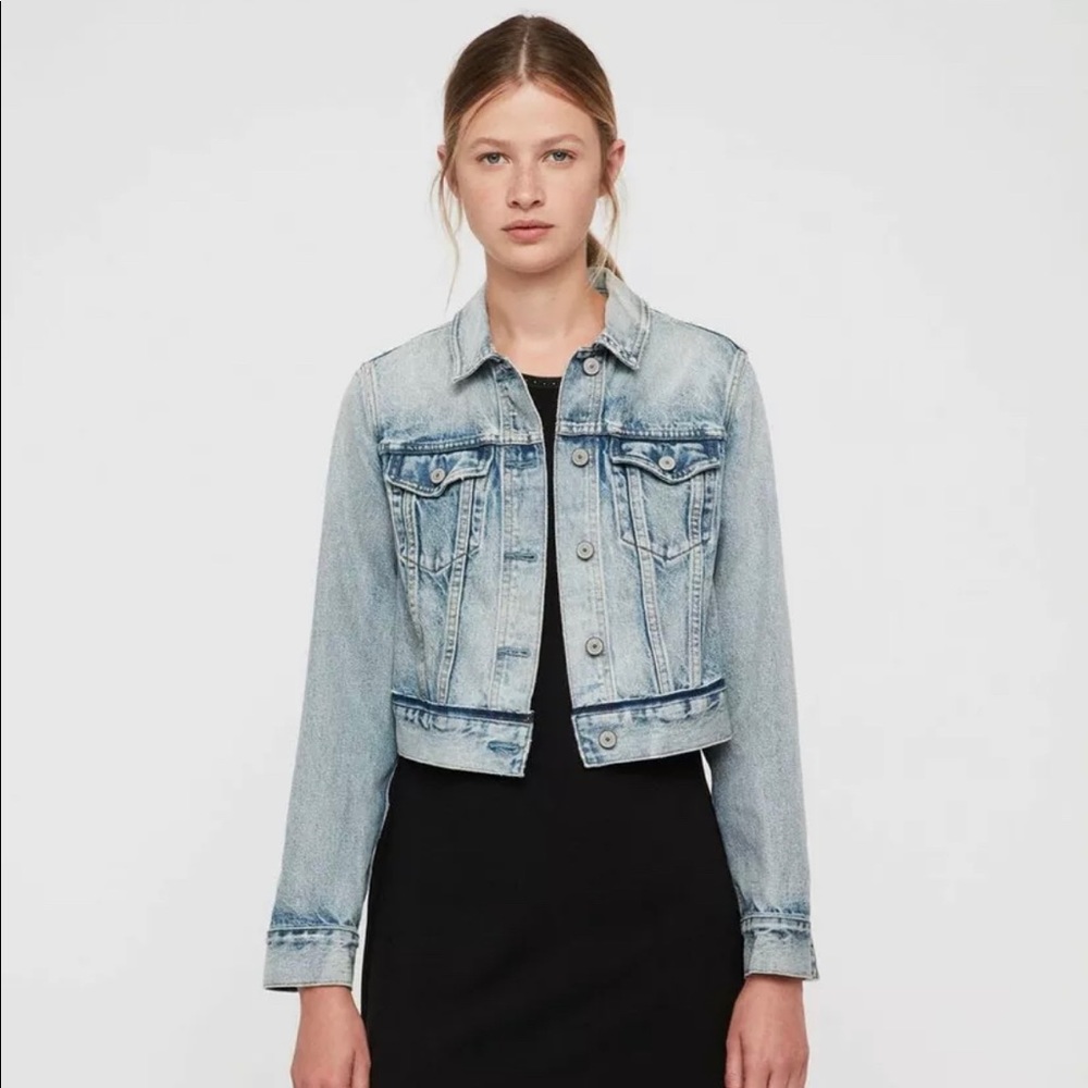All Saints Denim Hay Jacket L